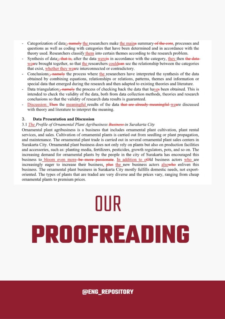 Proofreading adalah
